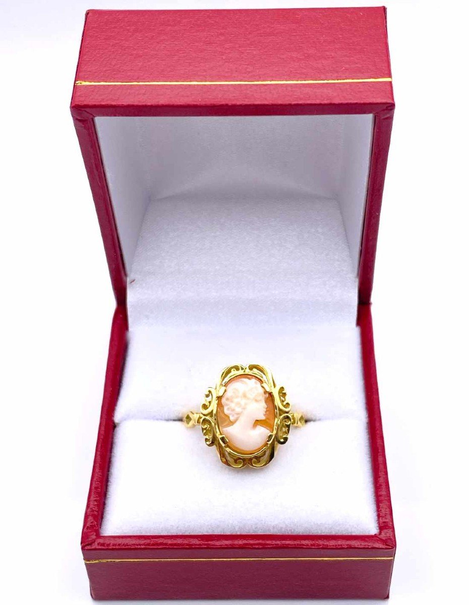 Bague Camée Femme Or Jaune-photo-1