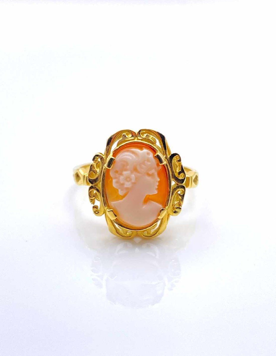 Bague Camée Femme Or Jaune