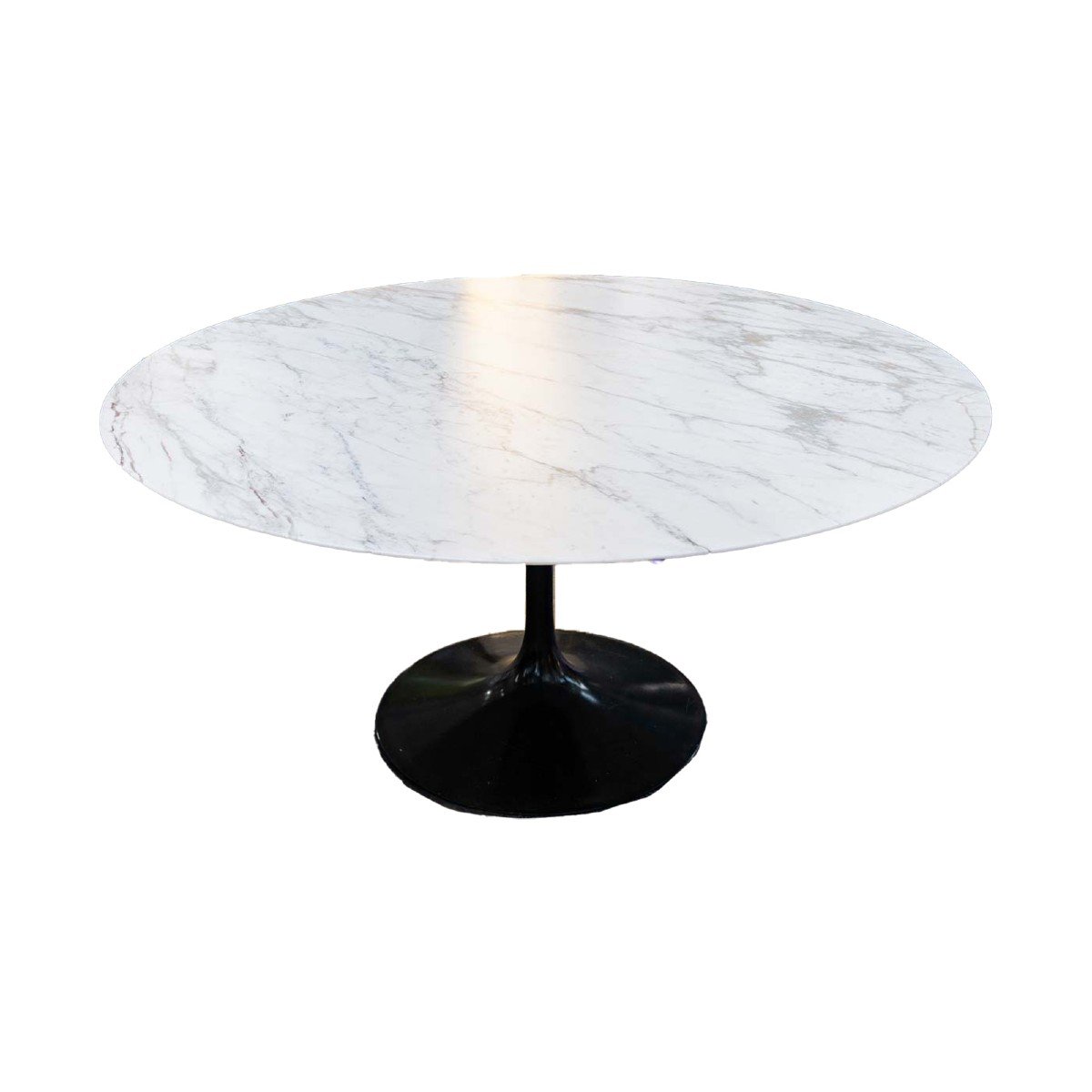 Knoll International And Eero Saarinen: Circular Marble Top Dining Table