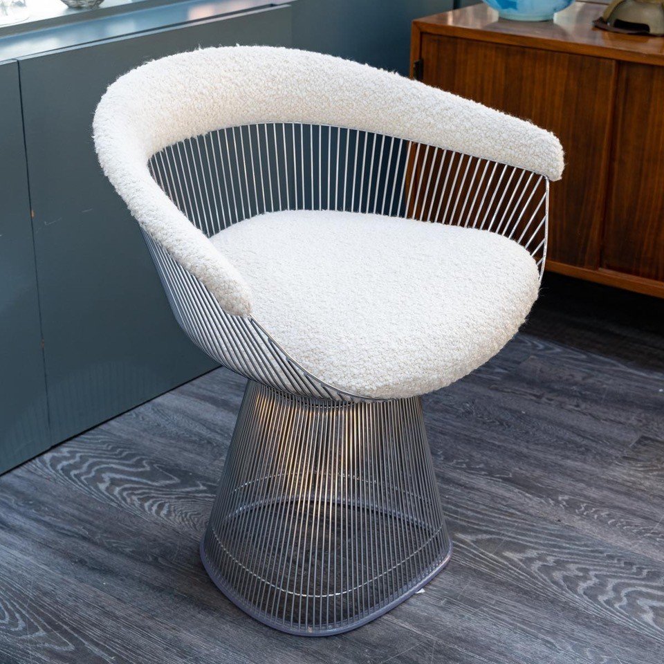 Knoll Editor & Warren Platner: 4 Armchairs Creation 1966 -photo-3