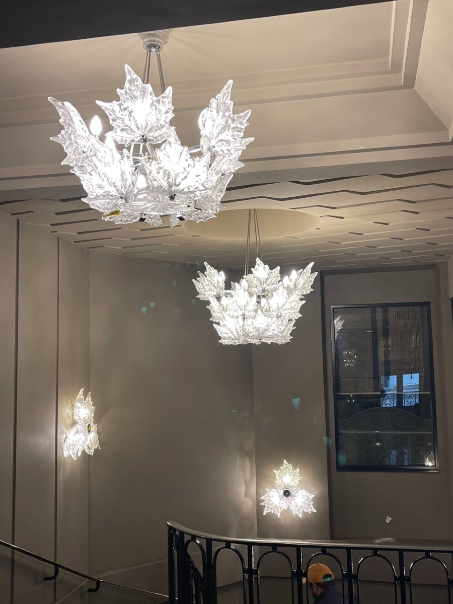 LALIQUE : Lustre "Champs-Elysées" -photo-4