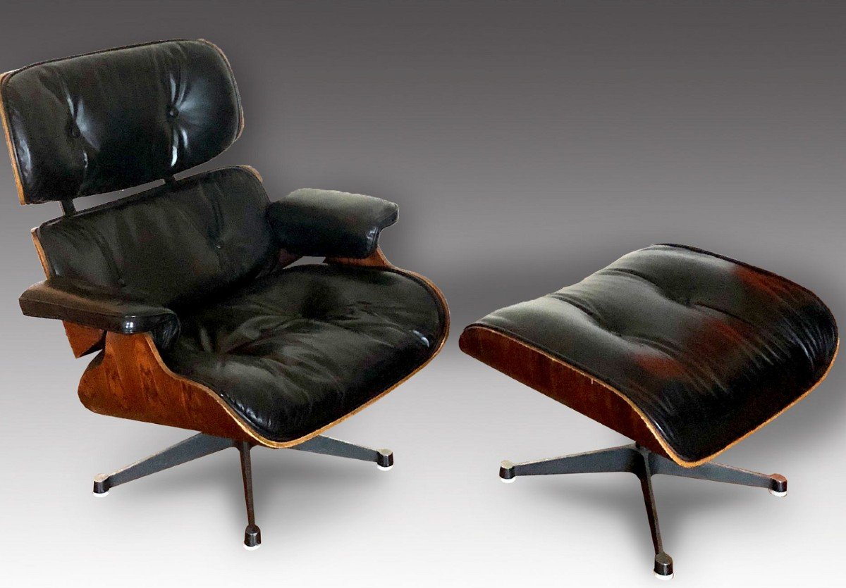 Charles & Ray Eames, Mobilier International (publisher): Lounge Chair And Its Ottoman