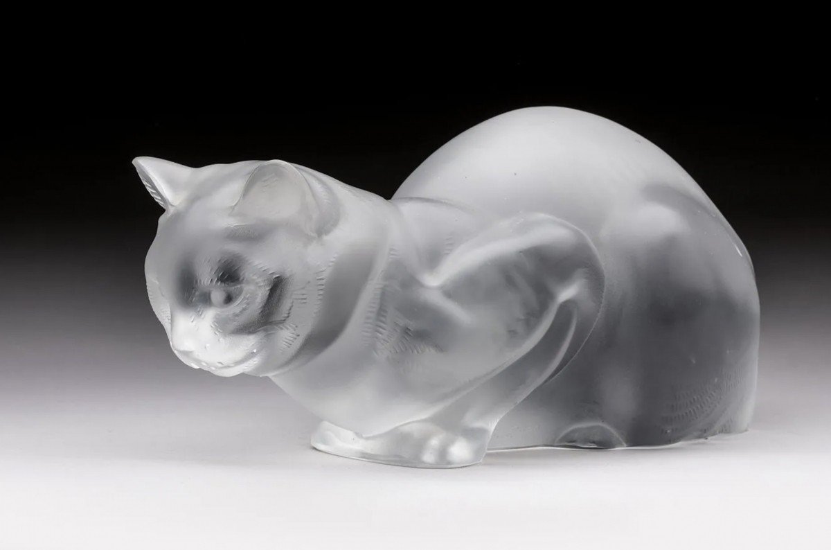 Maison Lalique : "reclining Cat"-photo-1