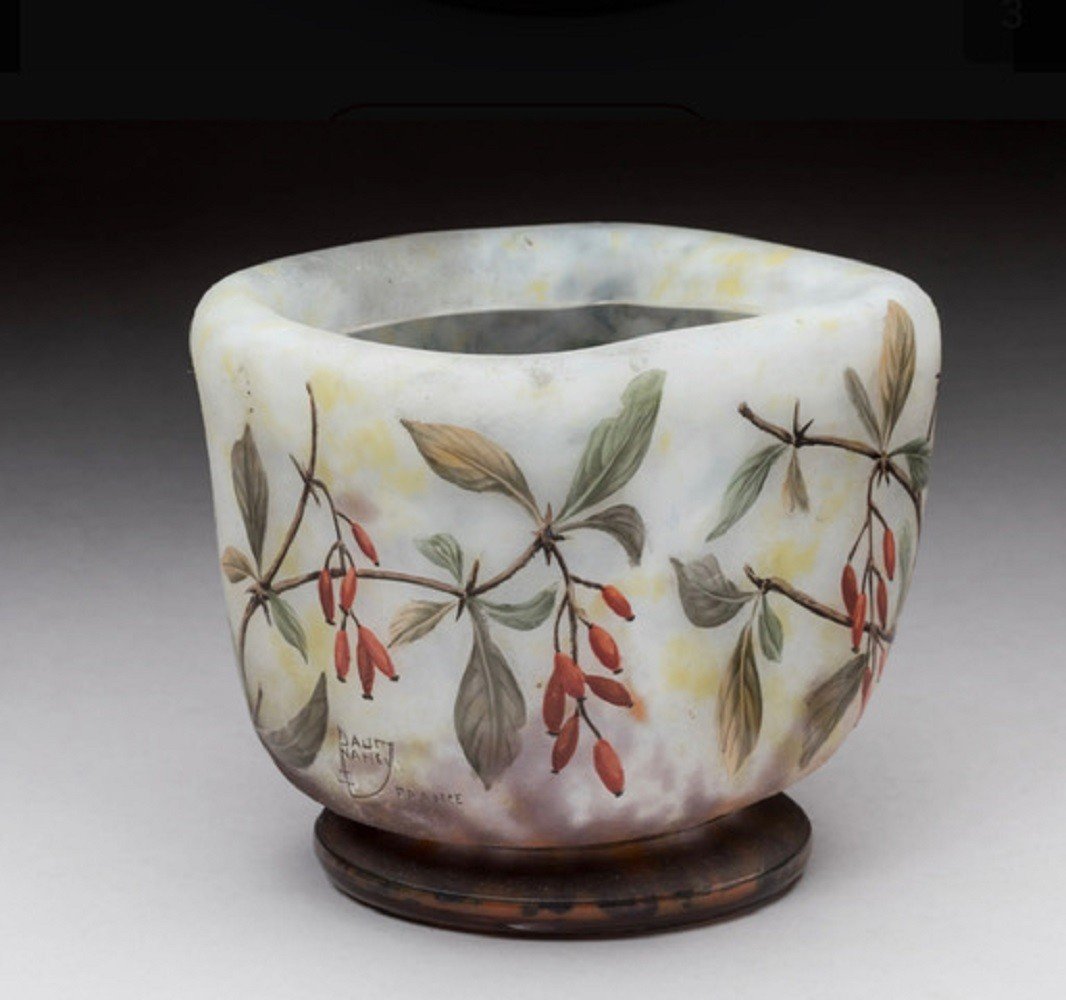 Daum : Vase With Square Section 1905-photo-2