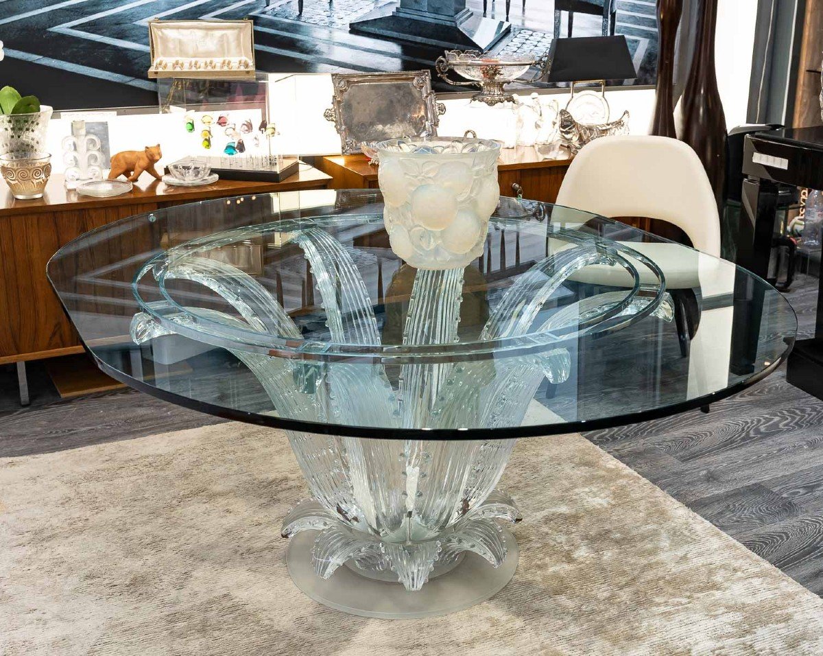 Crystal Lalique Table -photo-3