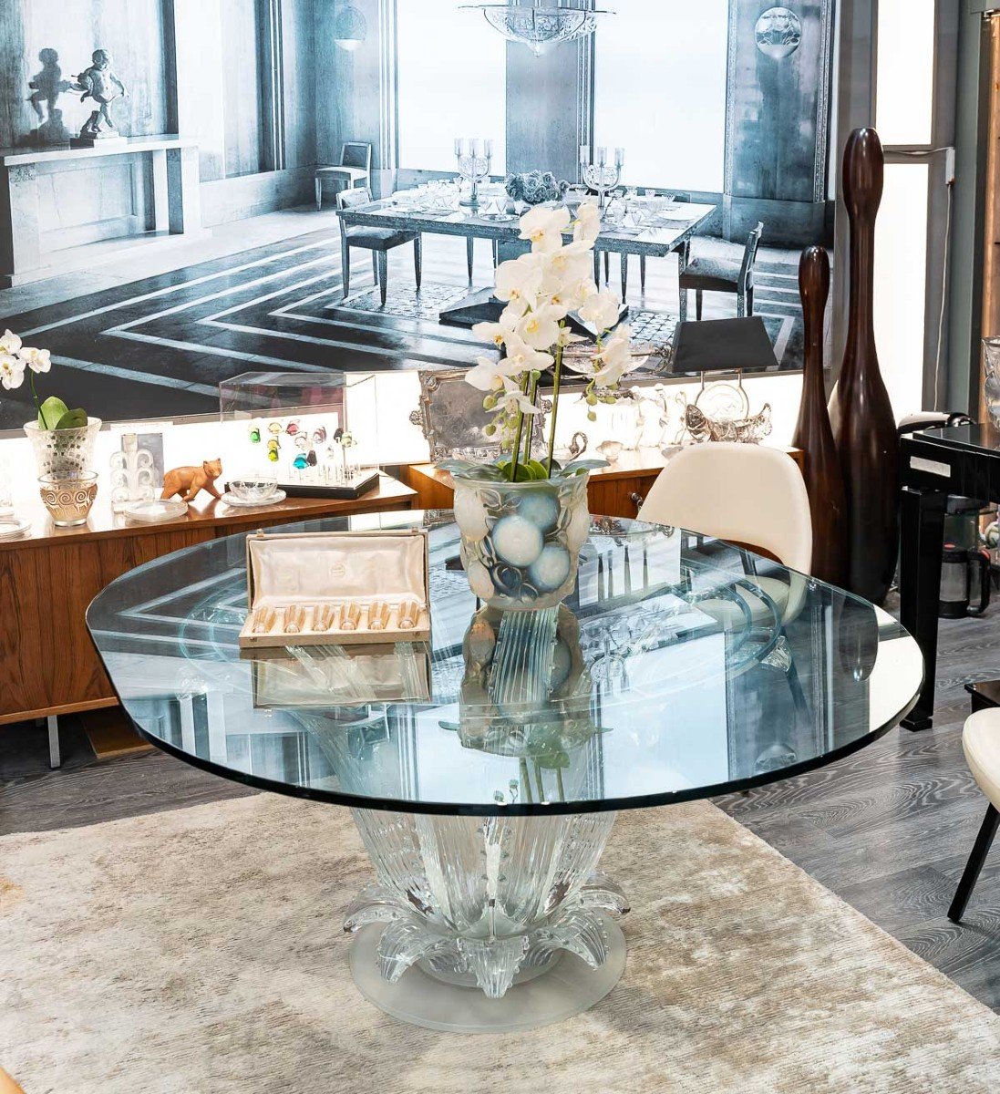 Crystal Lalique Table -photo-3