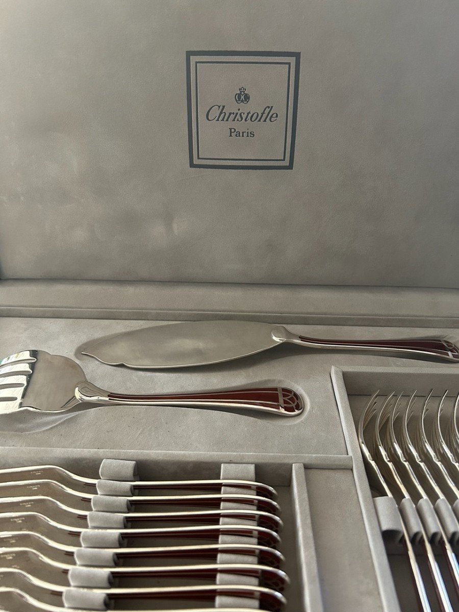 Christofle - "talisman" Sienna Cutlery Set 120 Pieces-photo-2