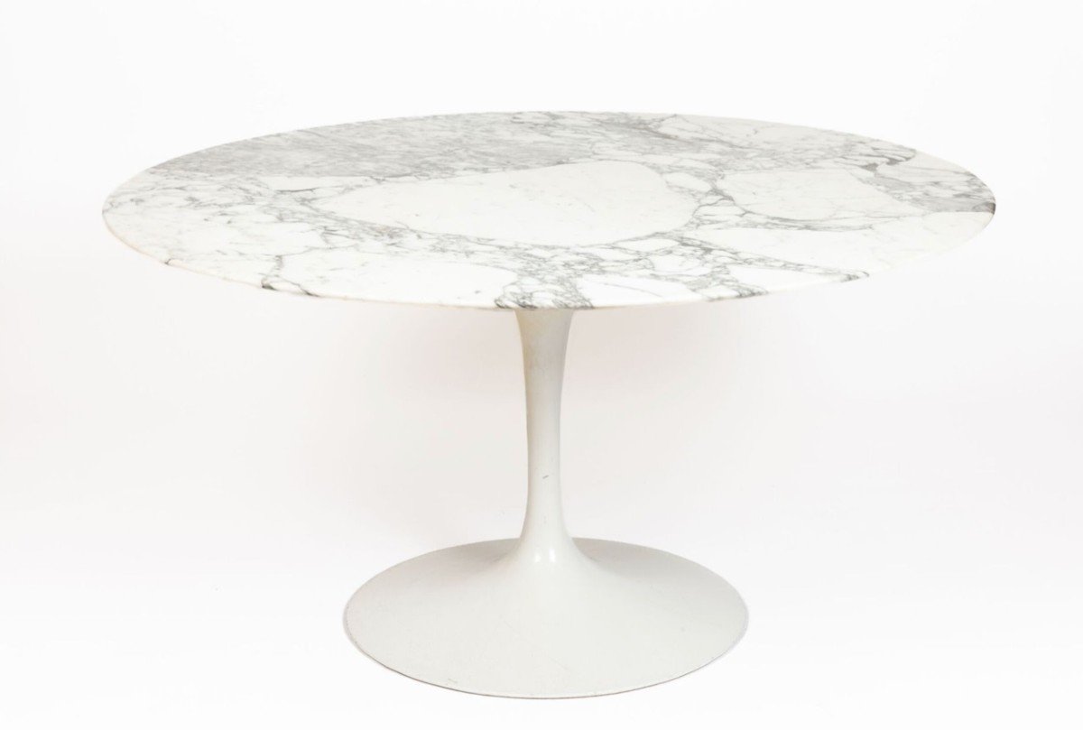 Eero Aarinen For Knoll: “tulip” Table 137 Cm-photo-2