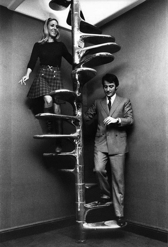 Roger Tallon : Spiral Staircase "module 400", 13 Steps 1965-photo-6