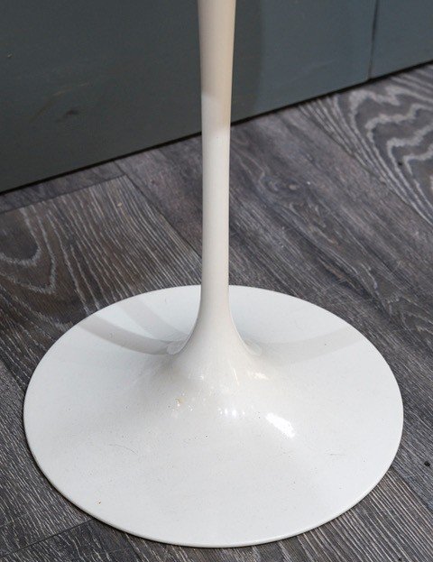 Eero Saarinen (1910-1961), Edition Knoll : Oval Marble Pedestal Table -photo-6