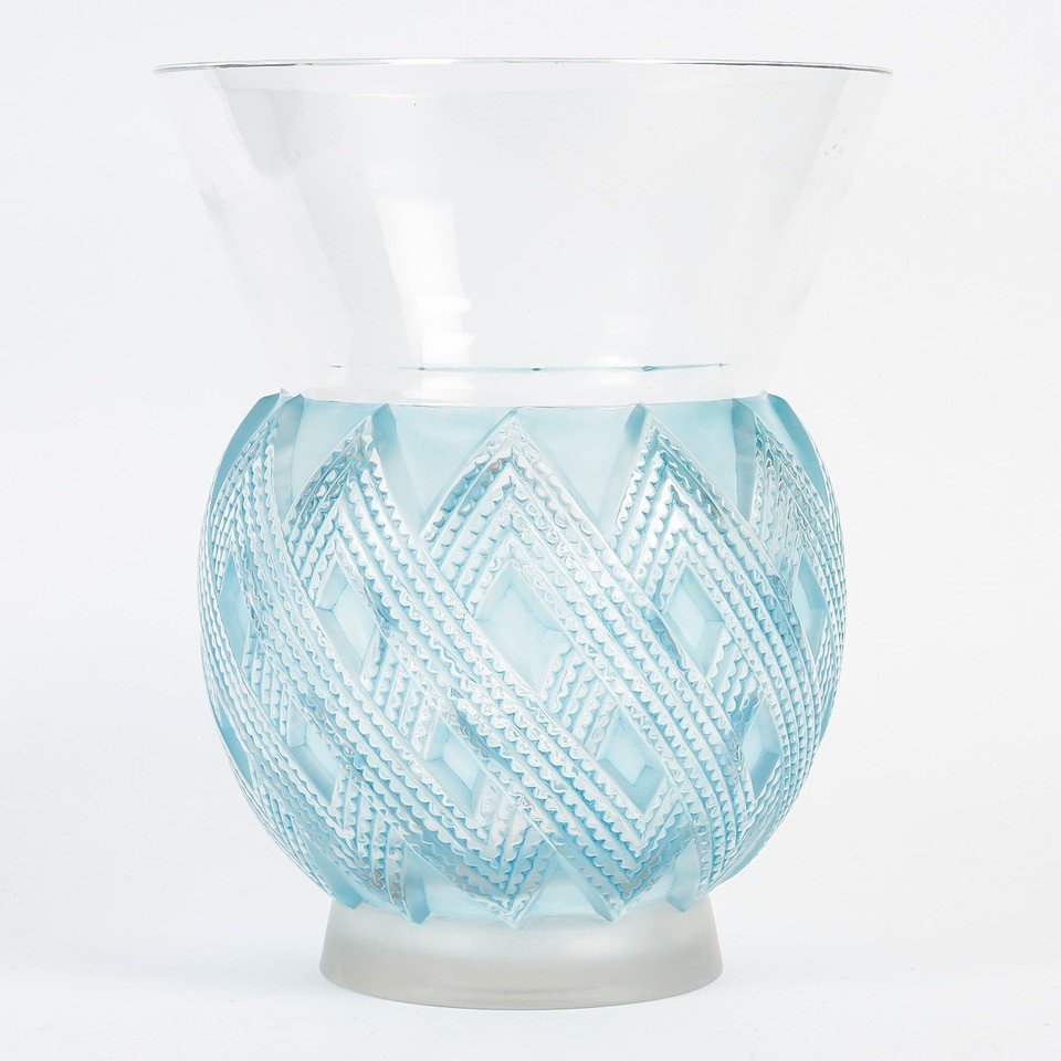 René Lalique ,1935 Entrelacs Vase-photo-4