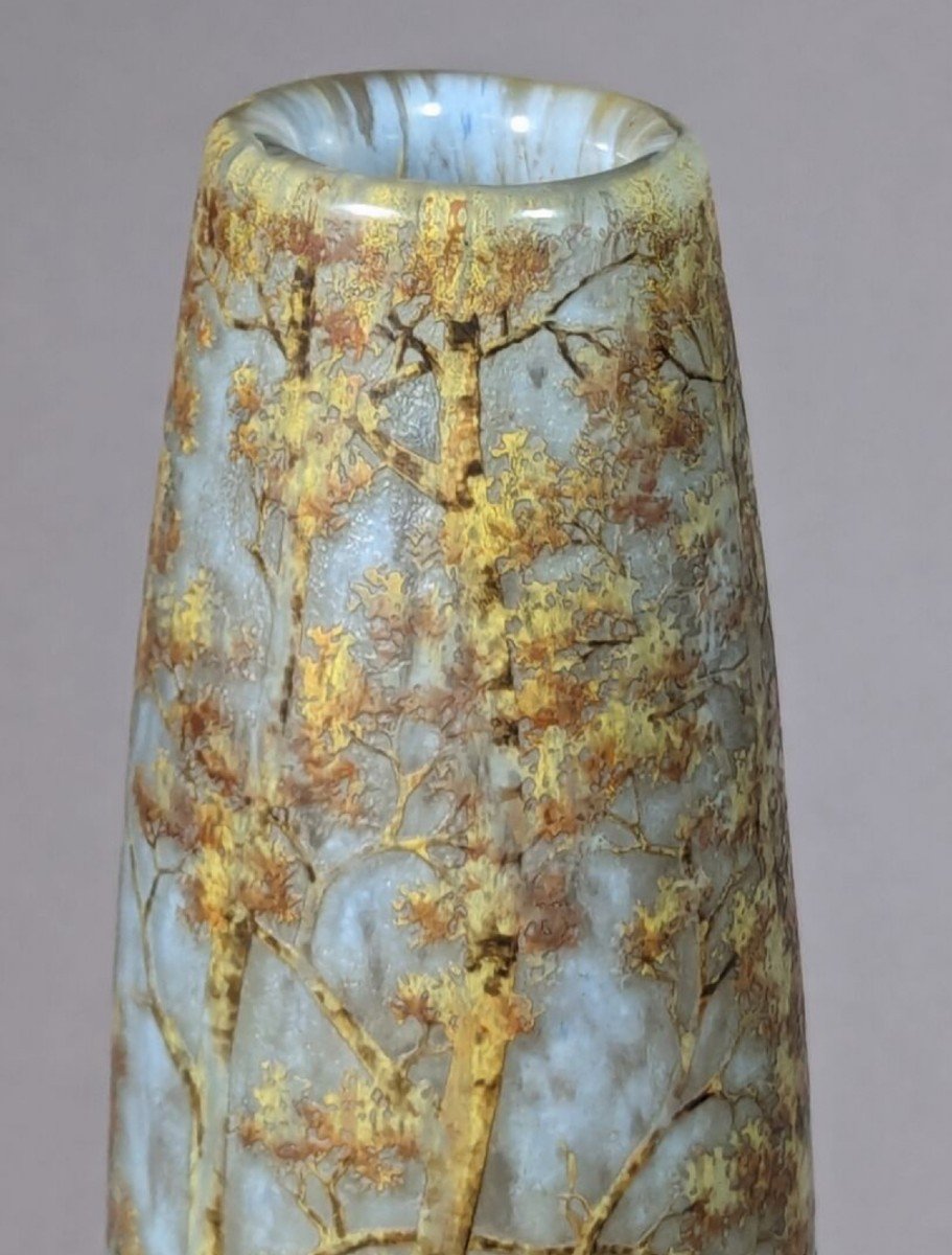 Daum Nancy Vase "paysage"-photo-4