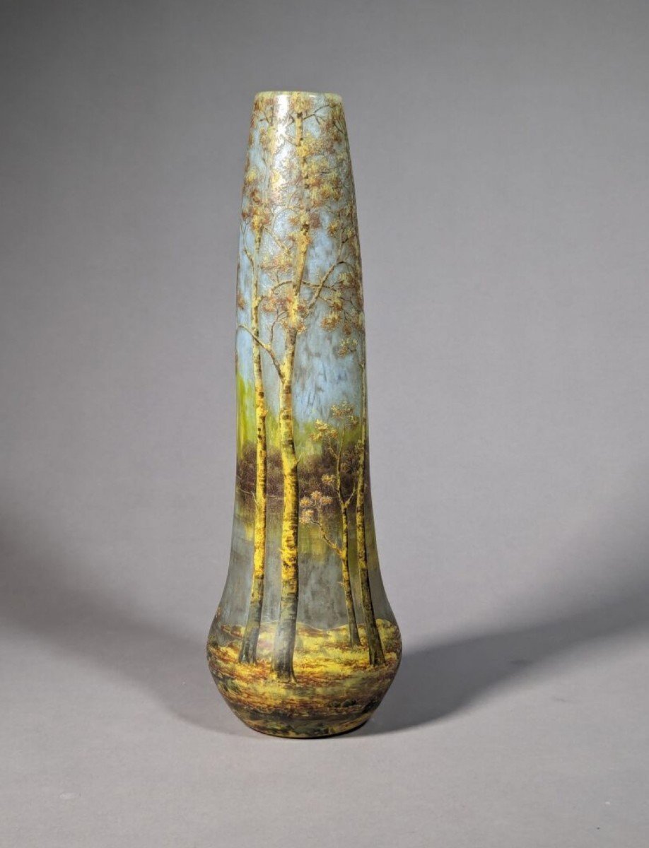 Daum Nancy Vase "paysage"