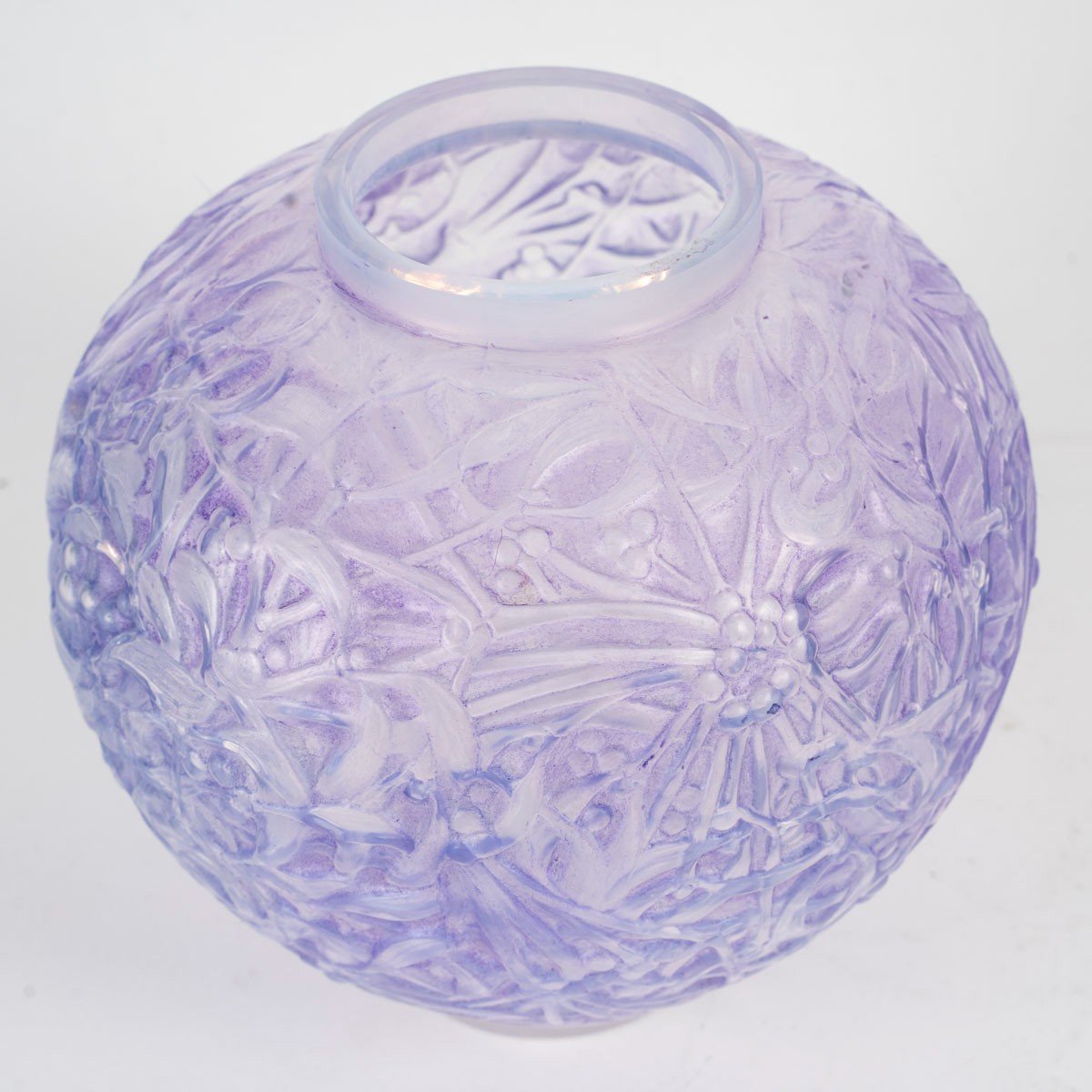 René Lalique ,vase Gui -photo-4