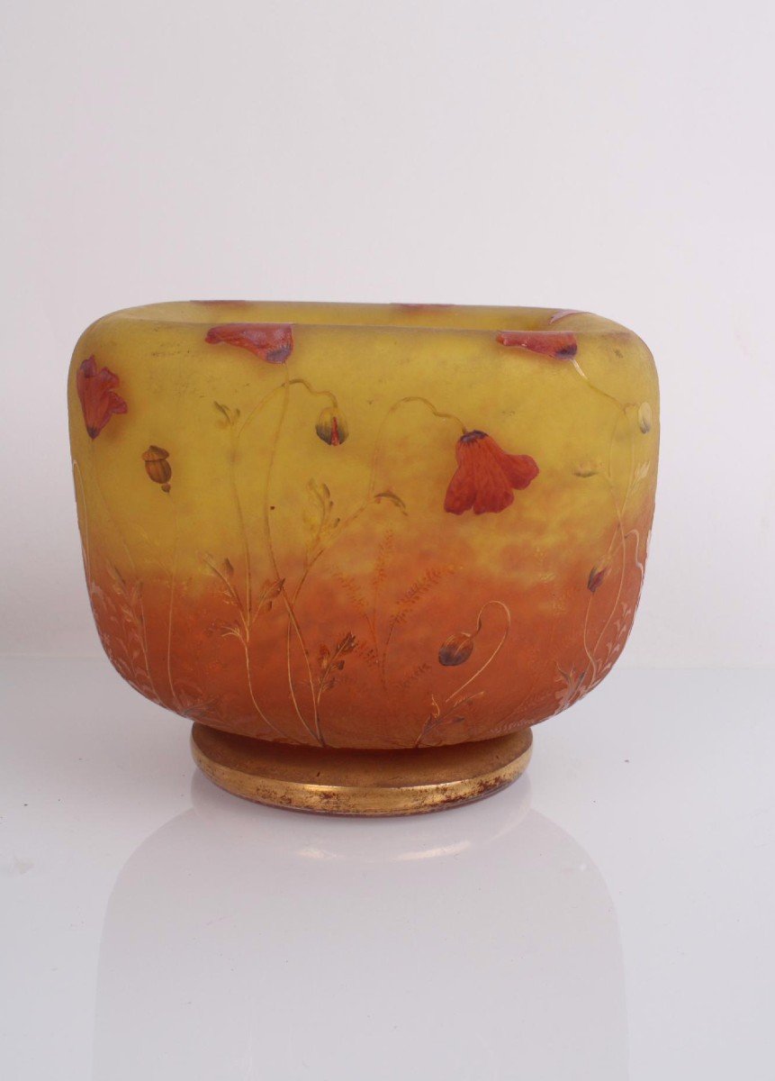 Daum Nancy, Vase "coquelicots