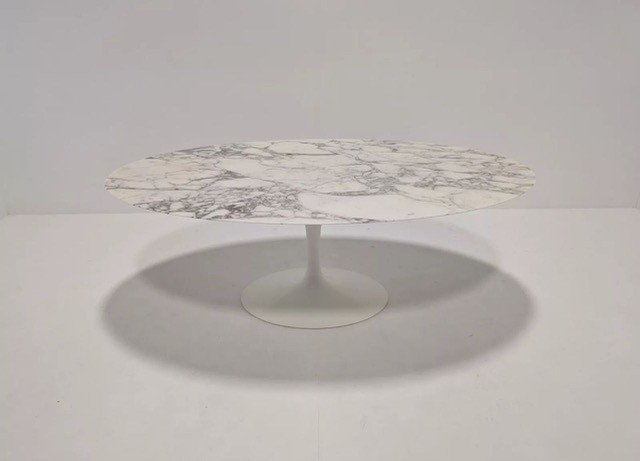 Eero Saarinen - Edition Knoll ,table Ovale "tulip"-photo-4