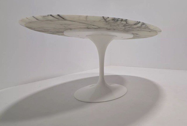 Eero Saarinen - Edition Knoll ,table Ovale "tulip"-photo-4