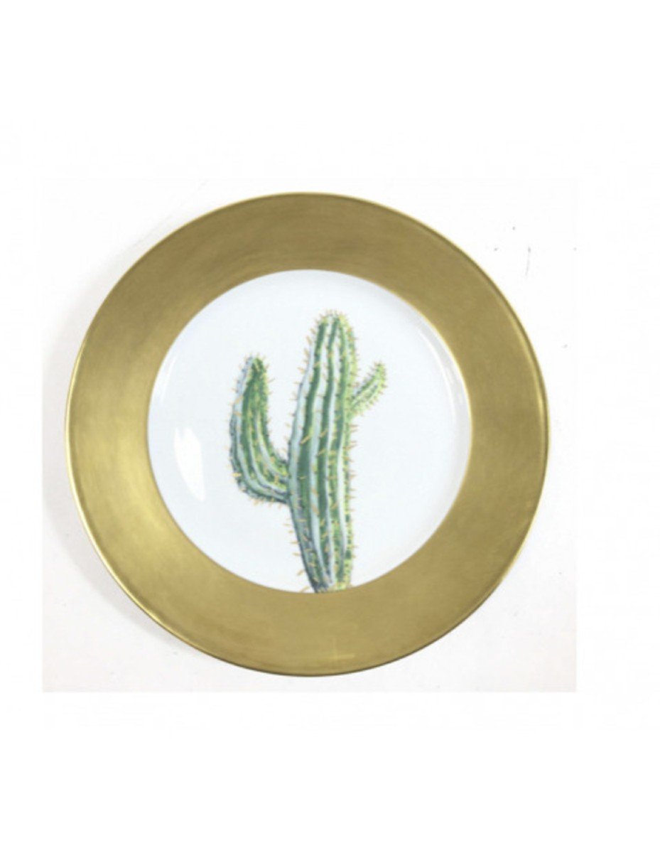 H. Mc Connico & Daum , “cactus” Service Set Porcelain