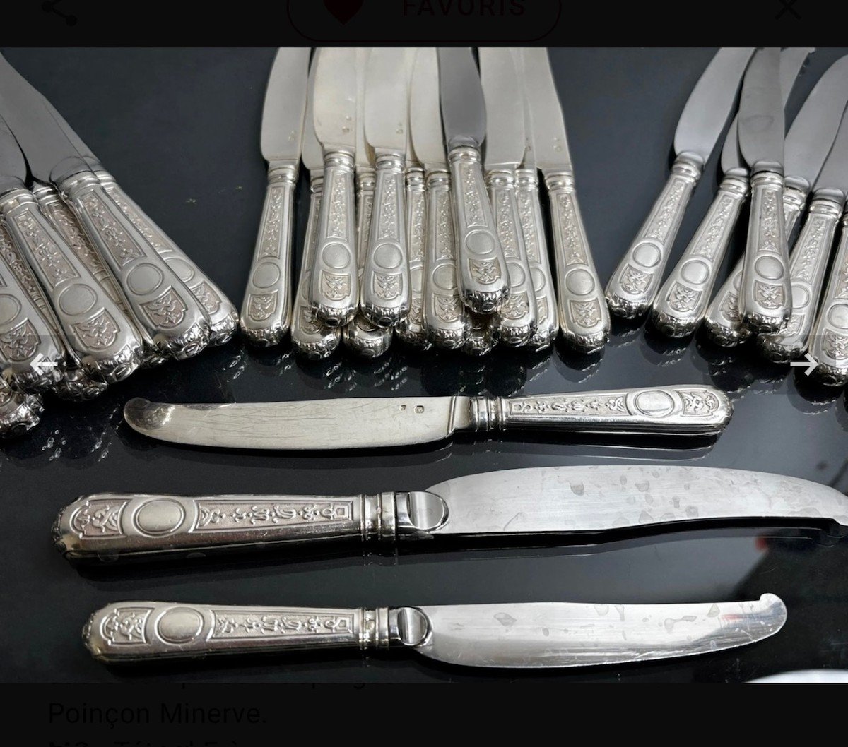 Tetard Freres Menagere 187 Pieces  Solid Silver 1930's-photo-2