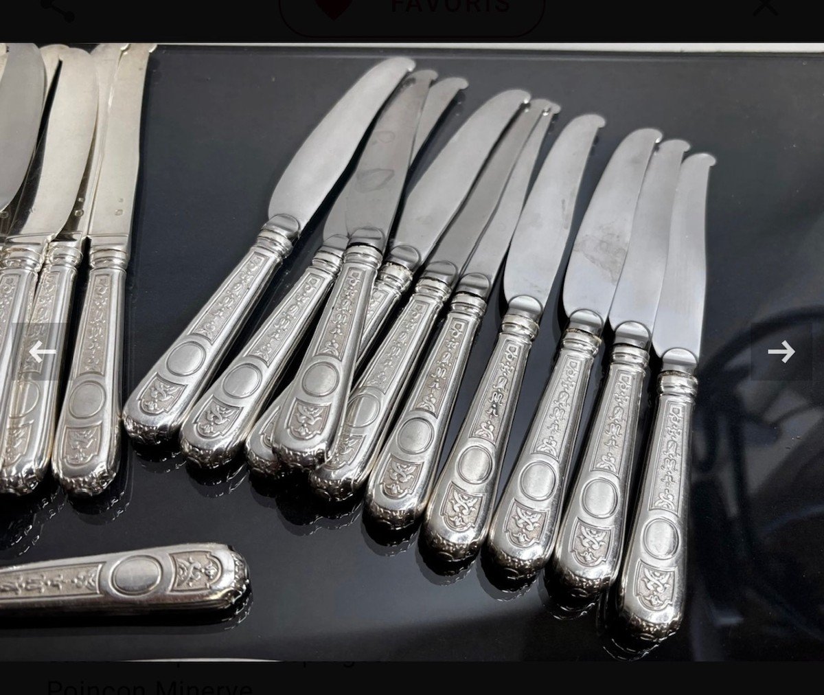 Tetard Freres Menagere 187 Pieces  Solid Silver 1930's-photo-3