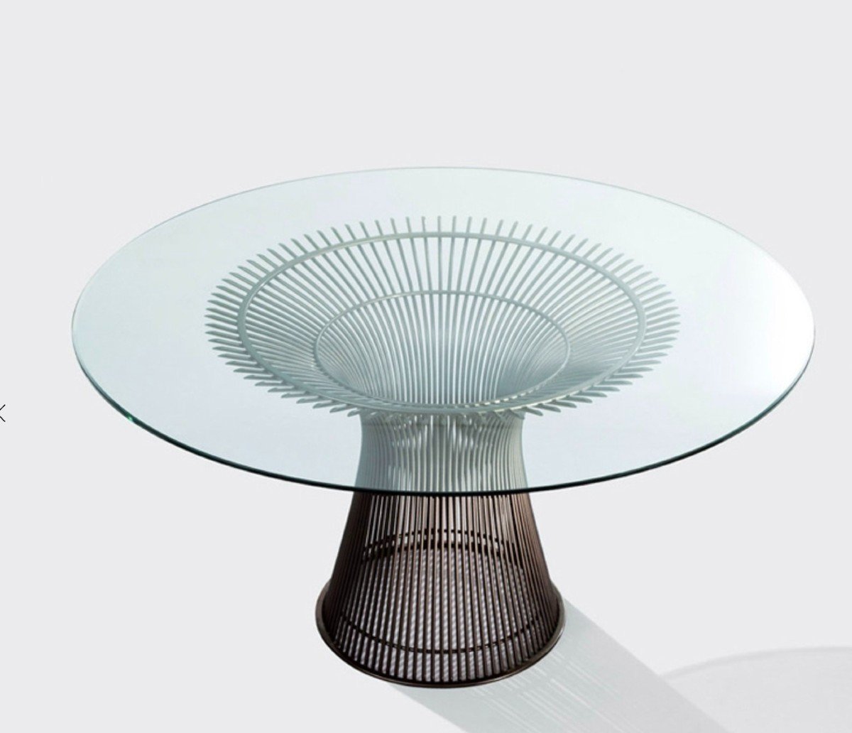 Warren Platner Créateur & éditeur Knoll International Table Dessus Bois 3716t-photo-2