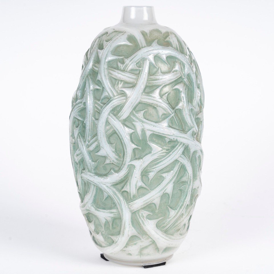 René Lalique -1921- “ronces ‘opalescent’ Vase -photo-4