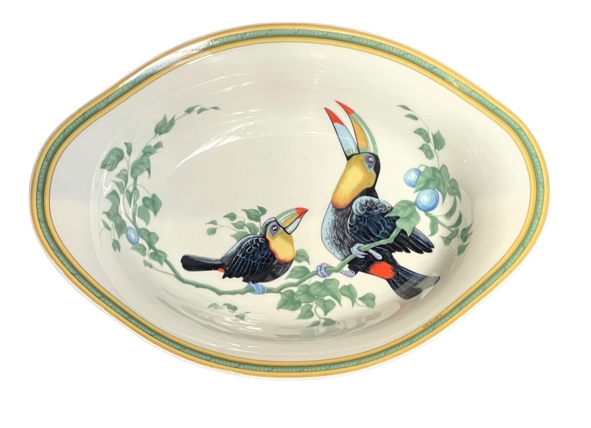 Hermes “les Toucans ” Tea Set-photo-2