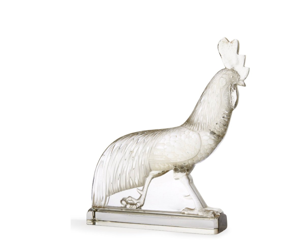  R. Lalique -1936: Jungle Rooster-photo-2