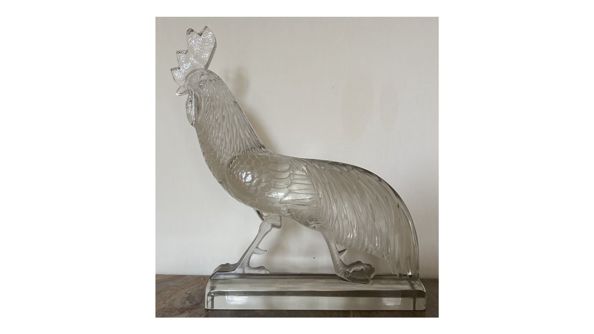  R. Lalique -1936: Jungle Rooster-photo-3