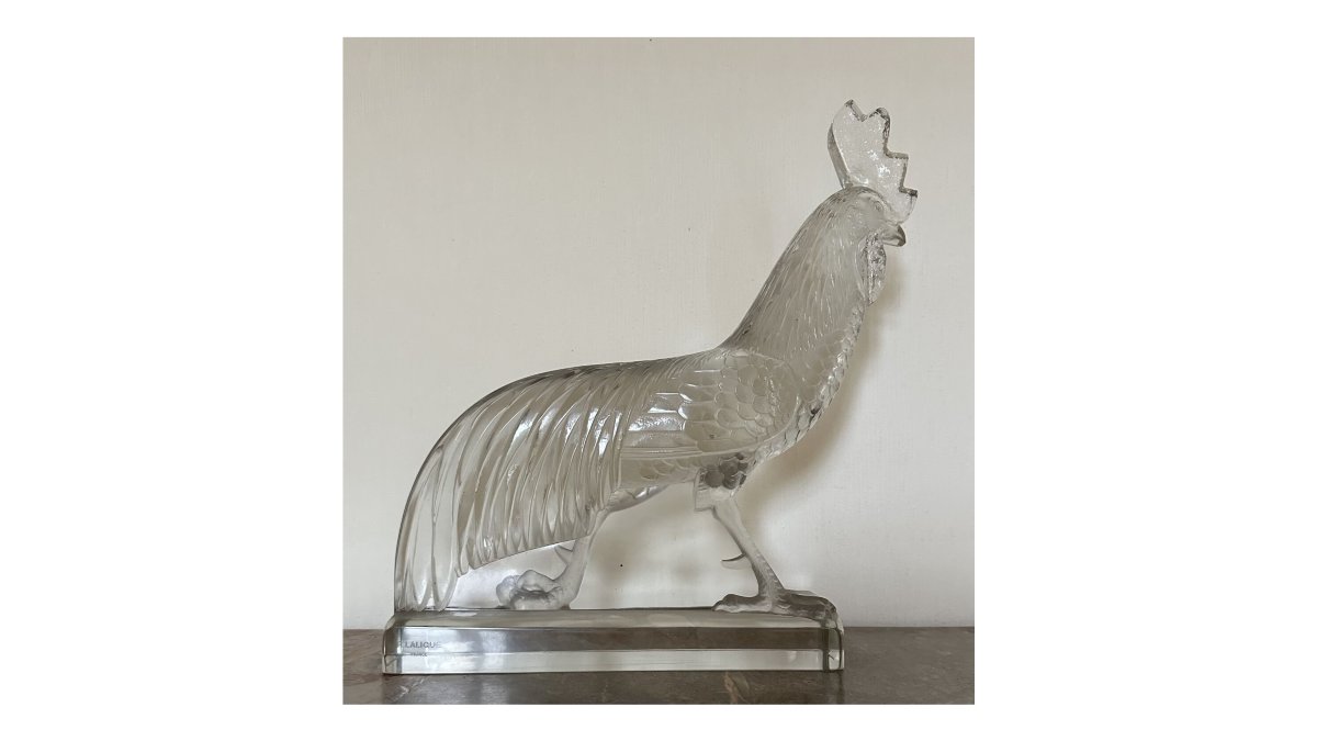  R. Lalique -1936: Jungle Rooster-photo-4