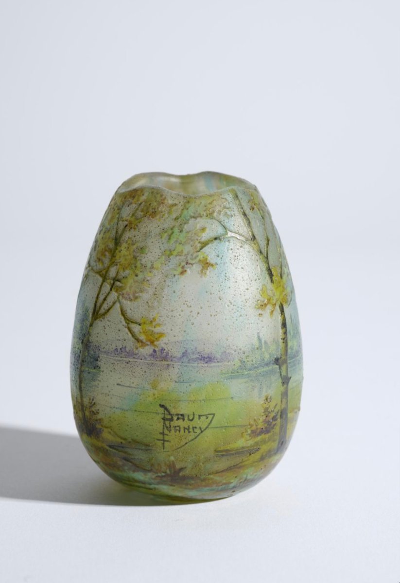 Daum Landscape Vase -photo-3