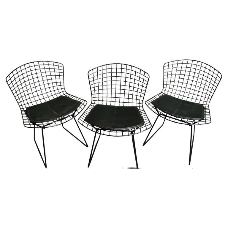 Harry Bertoïa (1915-1978). Knoll International Editor: 3 Chairs