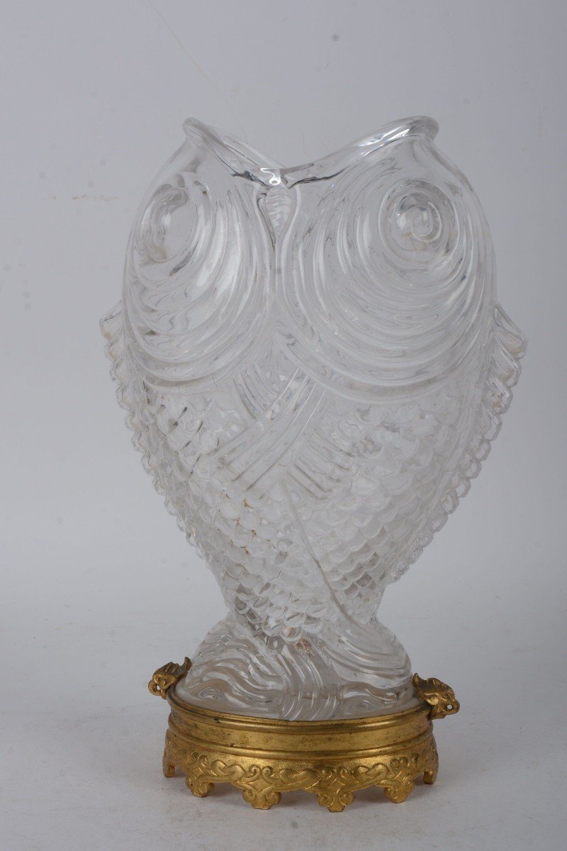 Baccarat & L Escalier De Cristal: Molded Crystal Carp-photo-4