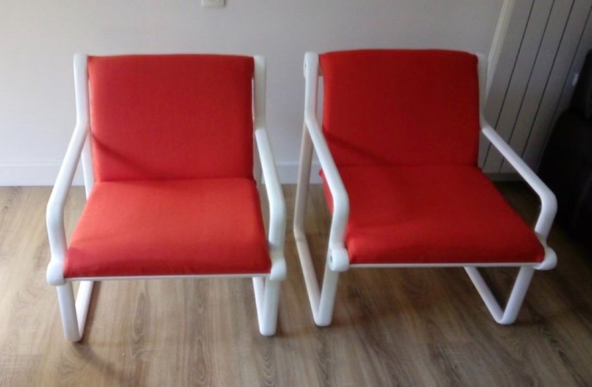 Gae Aulenti Designer & Knoll Knoll 2 Armchairs 54 -s1-photo-2