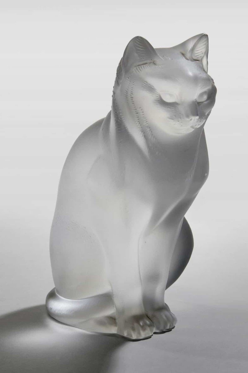 Maison Lalique: Cat "sitting"-photo-1