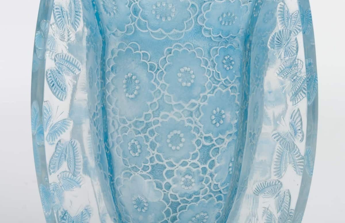 René Lalique Vase "butterflies"-photo-3