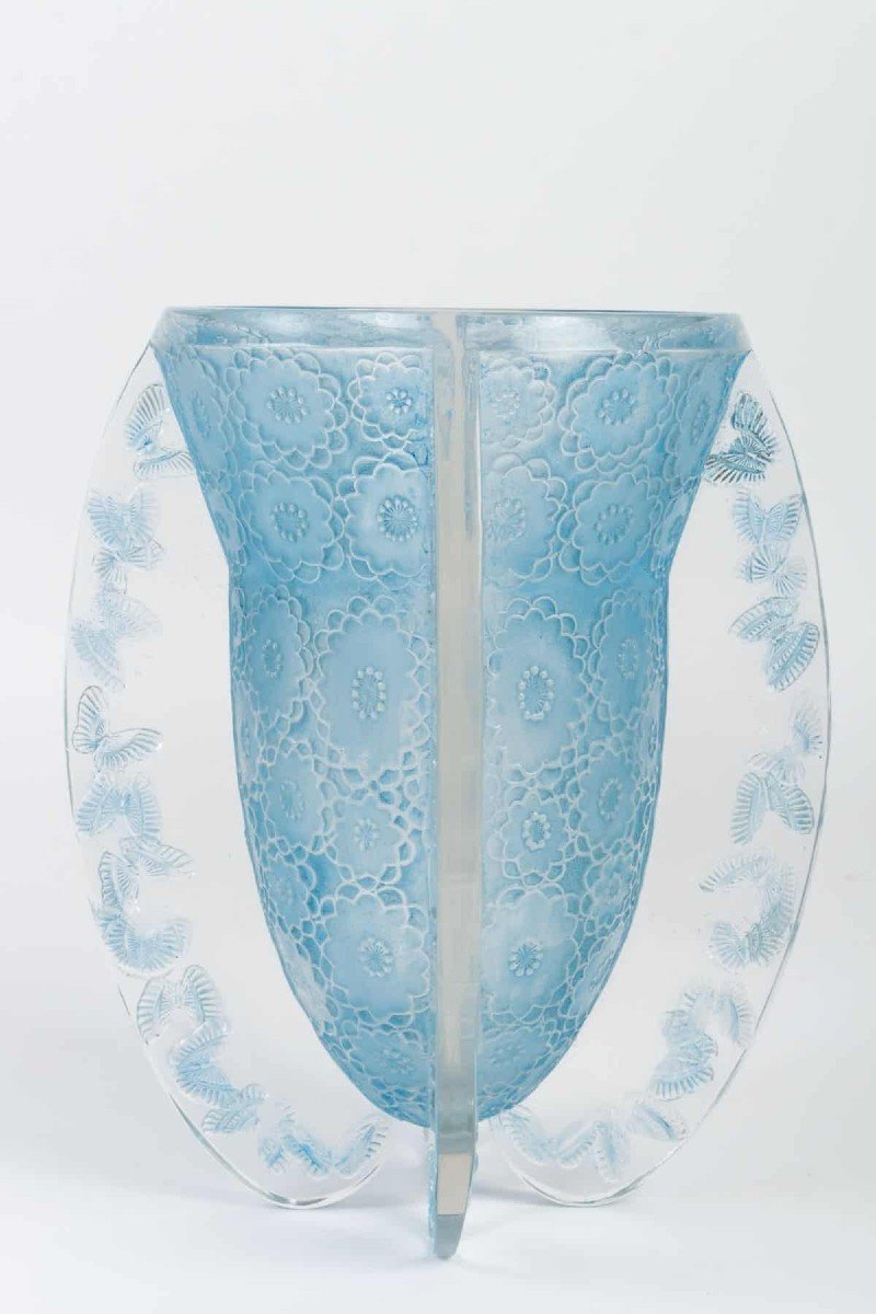 René Lalique Vase "butterflies"-photo-4