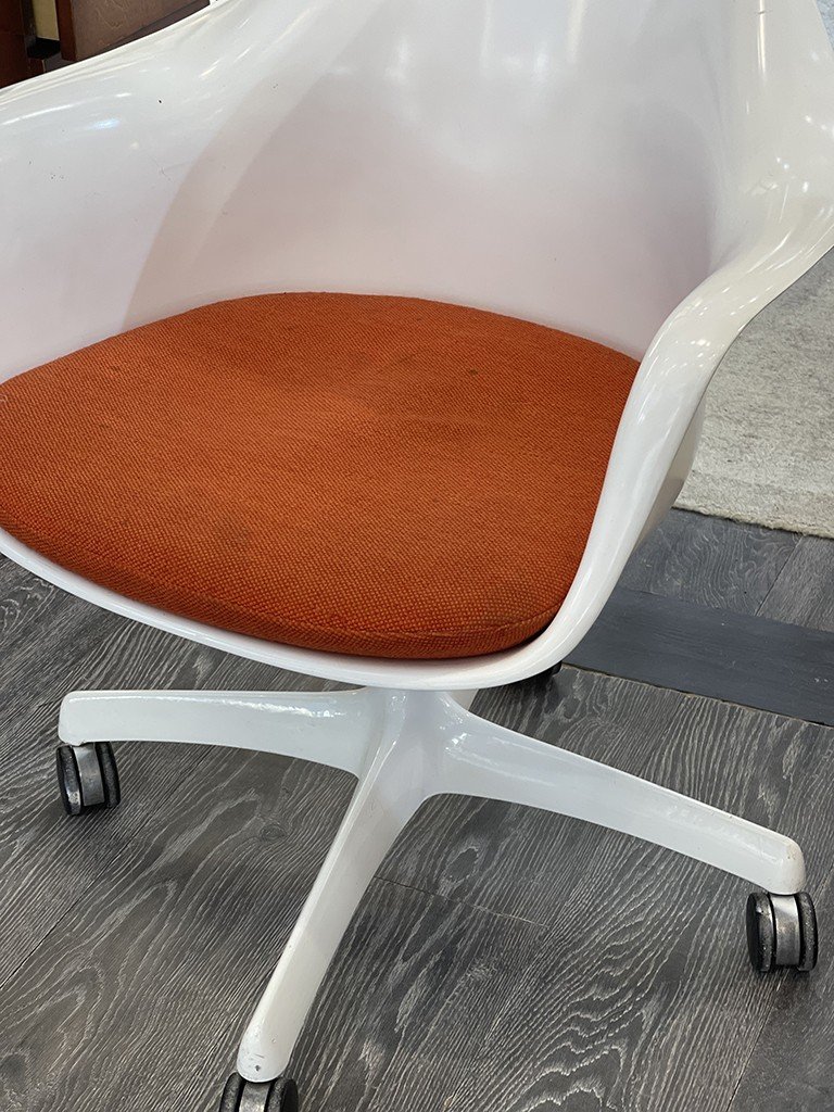 Eero Saarinen Pour Knoll : Paire De Fauteuil Exécutive Tulipe 1964-photo-2