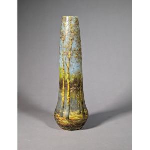 Daum Nancy Vase "paysage"