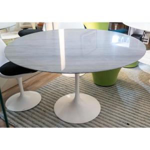 Eero Saarinen & Knoll International Table 120 Cm Marbre Gris