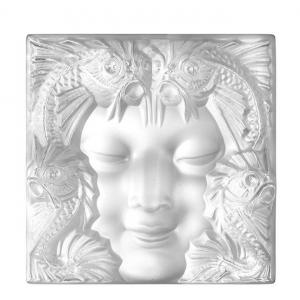 Lalique France : «masque De Femme» Motif Décoratif