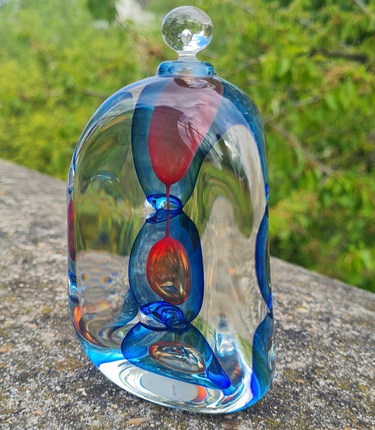 Alain Et Marisa Bégou - Blown Crystal Bottle