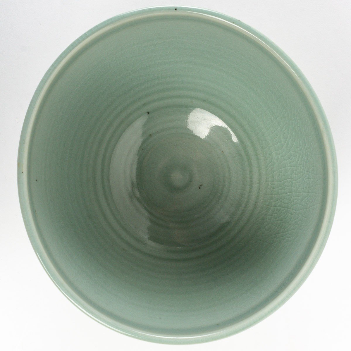 Paul Badié - Large Celadon Ceramic Cup-photo-3