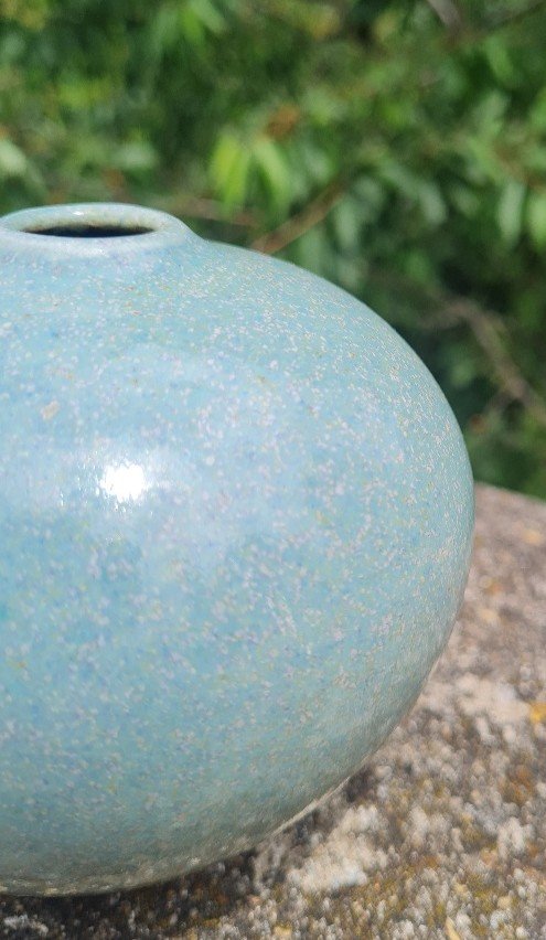 Patrick Pernel - Cloud Blue Ceramic Vase-photo-3