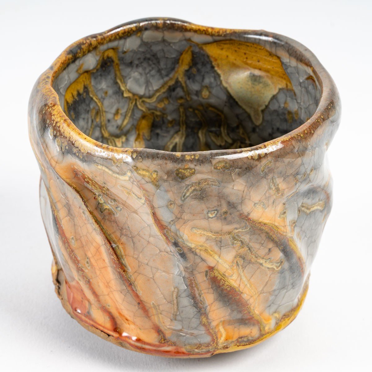 Pascal Geoffroy - Chawan In Shino Stoneware. 80s-90s-photo-2