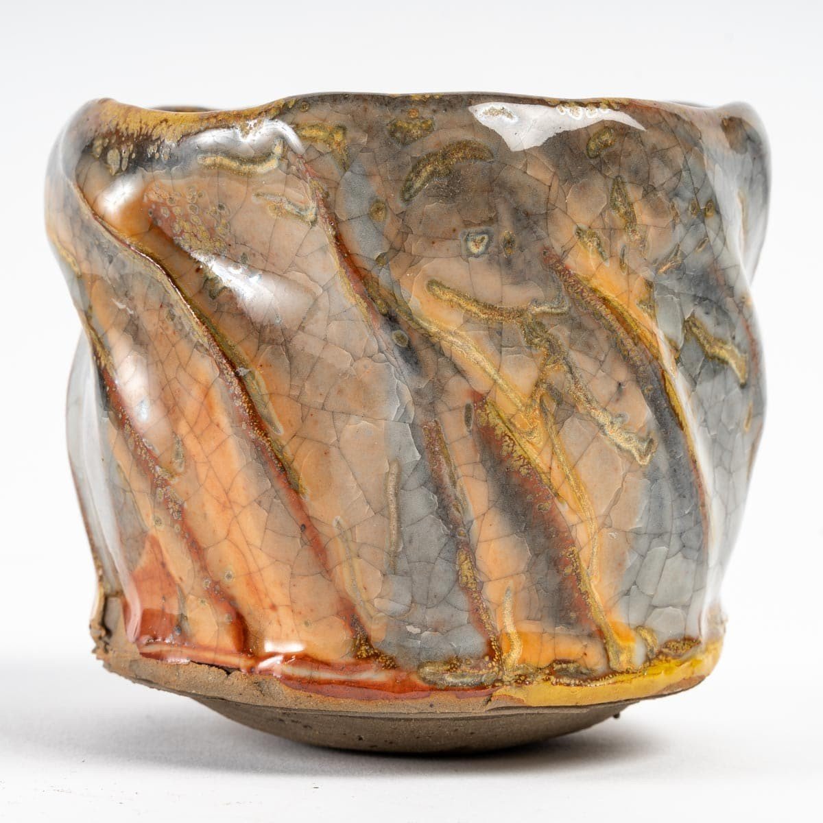 Pascal Geoffroy - Chawan In Shino Stoneware. 80s-90s