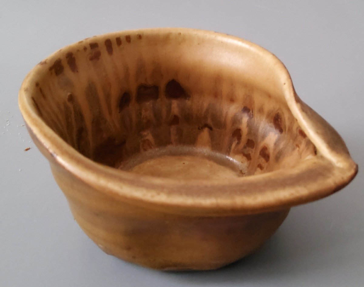 Paul Jeanneney - Ceramic Dented Bowl-photo-1