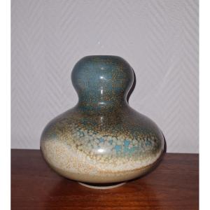 Daniel De Montmollin - Coloquinte Vase With Nucleated Glaze