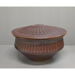 Gérard Quinchez - Large Ceramic Box, Glazed Stoneware