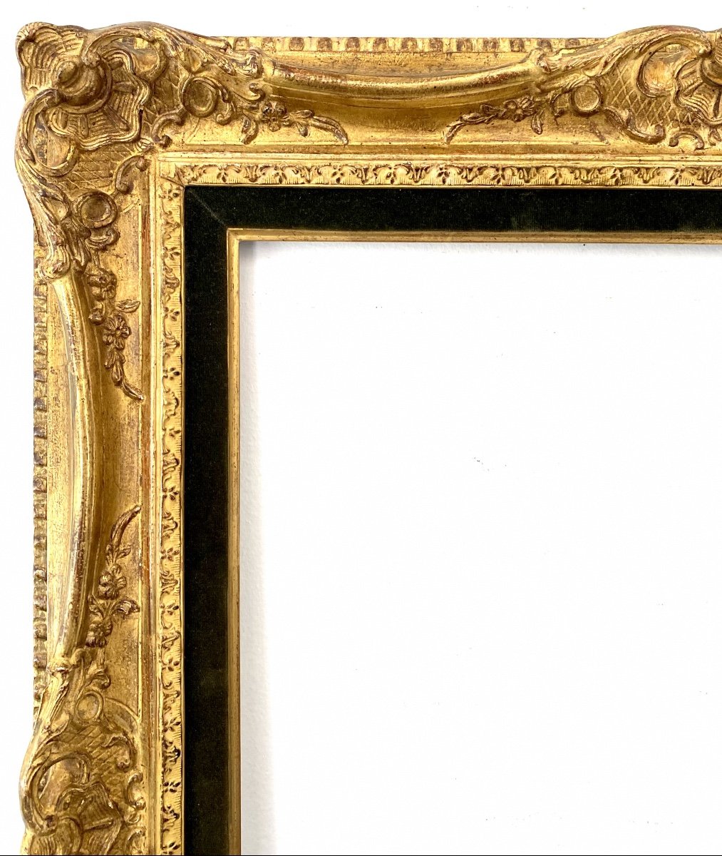 Cadre De Style Louis XV - 55,50 X 46,70 - Ref - 1558-photo-2